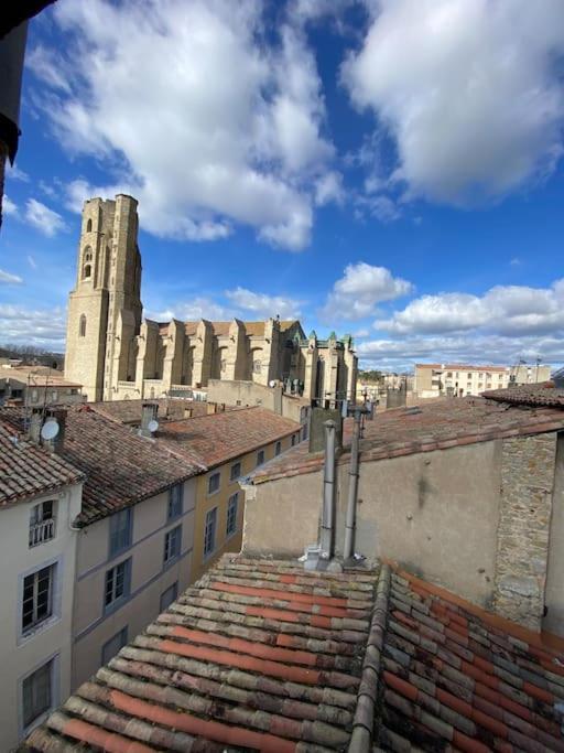 Le Jaffa Vue Sur La Cite Appartement Carcassonne Buitenkant foto
